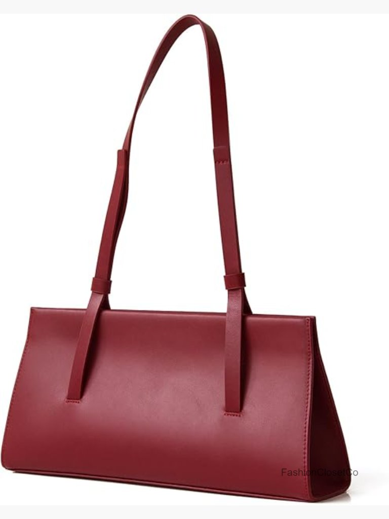 Genuine Leather Trendy Shoulder Bag Small Handbag Clutch Purse